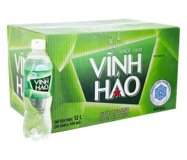 Nước suối Vĩnh Hảo có ga 500ml